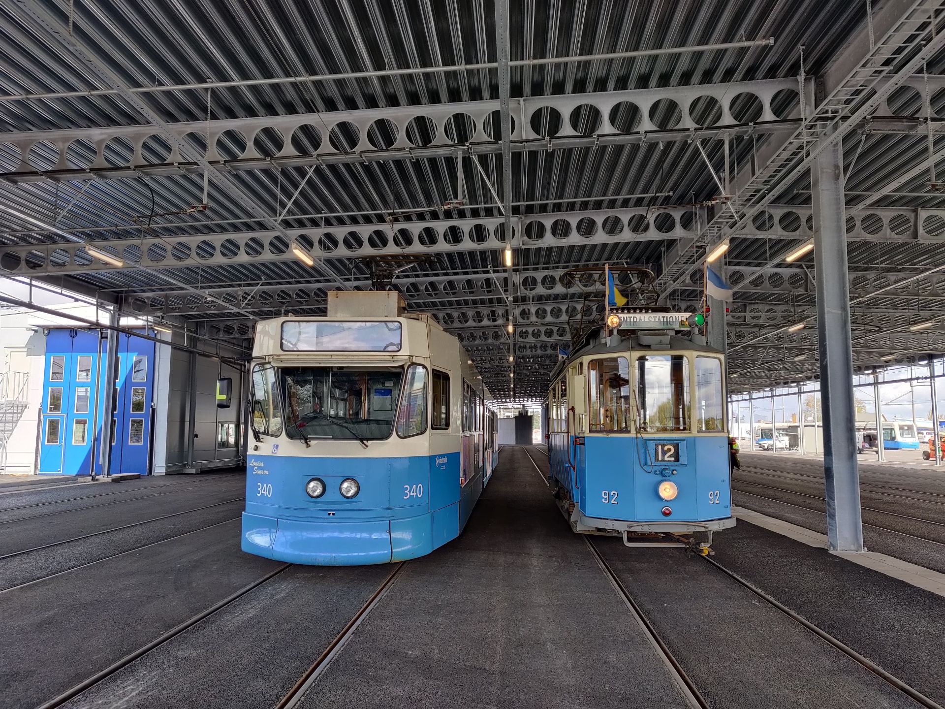 Göteborgs spårvagnar i vagnhall